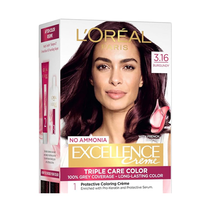 Loreal Paris Hair Colour Excellence Creme Burgundy 3.16